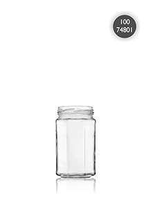 Imagen de Frasco de vidrio Ottogonale hexagonal