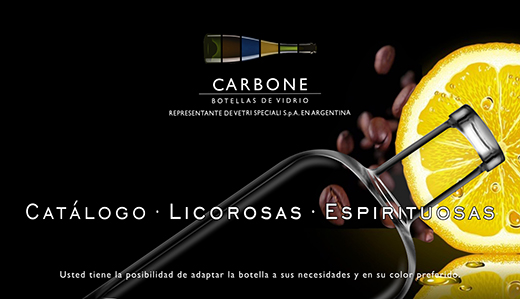 Catálogo Botellas de vidrio Licores