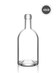 Botellón de vidrio transparente